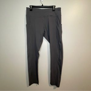 Womens Heavier Feel Basic Gray Legging. Toreel Brand Size XXL. Hip&Waist Pockets